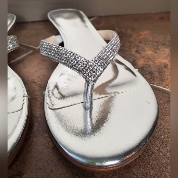Le Chateau Rhinestone Sandals - Picture 8 of 9